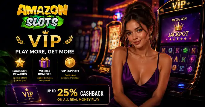 Amazon Slots Casino VIP banner